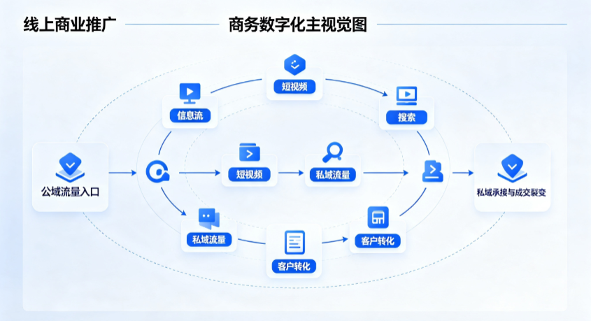 宝鸡线上商业推广怎么做？全域流量闭环搭建与低成本转化实战指南